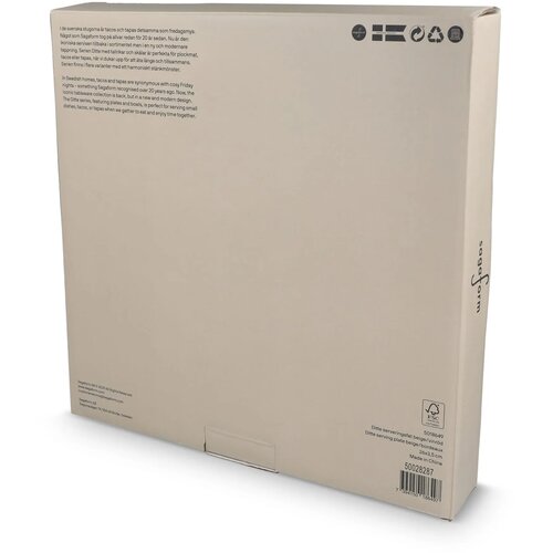 Sagaform Ditte Keramische Ronde Serveerschaal 26cm beige