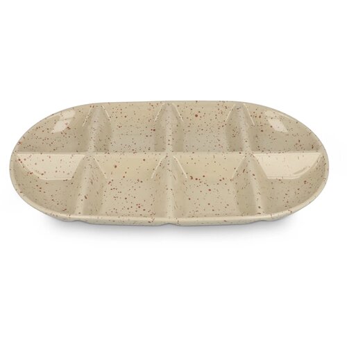 Sagaform Ditte Keramische Serveerschaal 36x20cm beige