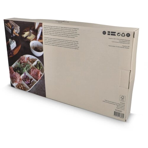 Sagaform Ditte Keramische Serveerschaal 36x20cm beige