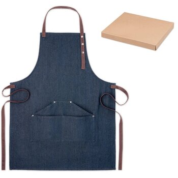 Denim schort 240 gr/m² Denipur blauw Denim schort 240 gr/m² Denipur blauw