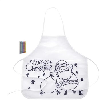 Julfar Cook Kleurend Kerstschort Voor Kinderen Wit Julfar Cook Kleurend Kerstschort Voor Kinderen Wit