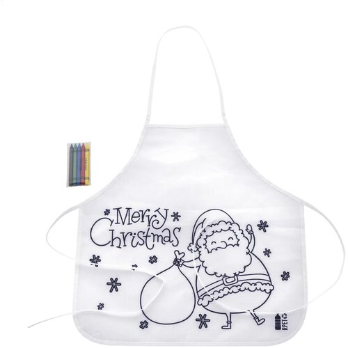 Julfar Cook Kleurend Kerstschort Voor Kinderen Wit
