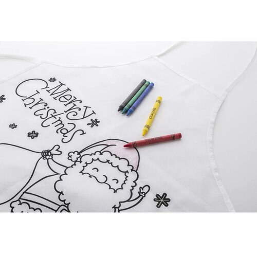 Julfar Cook Kleurend Kerstschort Voor Kinderen Wit