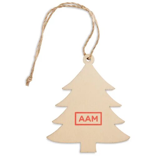 Boomhanger kerstboom Arby hout