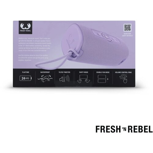  1RB7400 I Fresh 'n Rebel Bold M2 Waterbestendige Bluetooth Speaker lila
