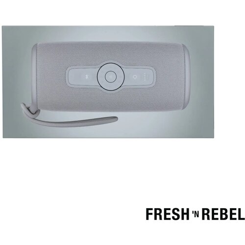  1RB7400 I Fresh 'n Rebel Bold M2 Waterbestendige Bluetooth Speaker licht grijs
