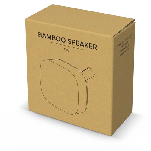 Bamboe draadloze luidspreker 5W natuur
