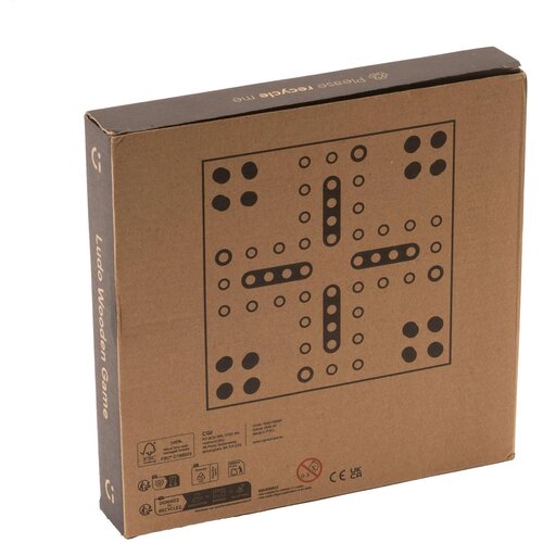 Ludo Wooden Game Spel