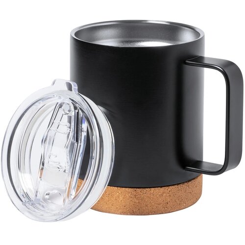 Loret Thermosbeker Zwart 330 ml