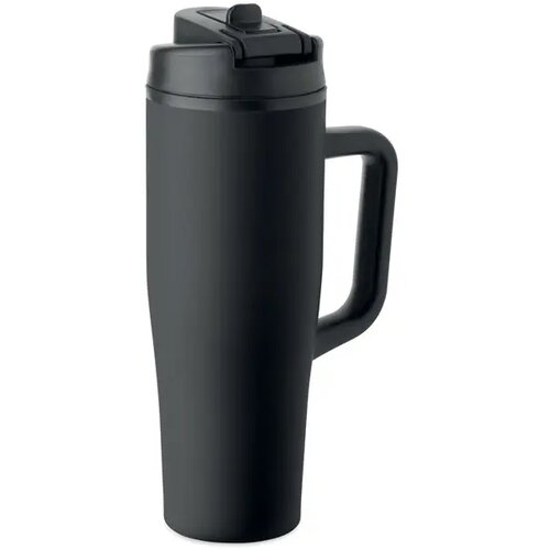 Dubbelwandige beker 900ml Atlanta zwart