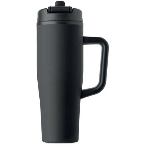 Dubbelwandige beker 900ml Atlanta zwart