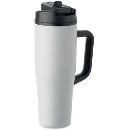 Dubbelwandige beker 900ml Atlanta wit