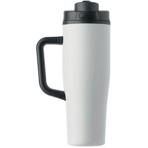 Dubbelwandige beker 900ml Atlanta wit