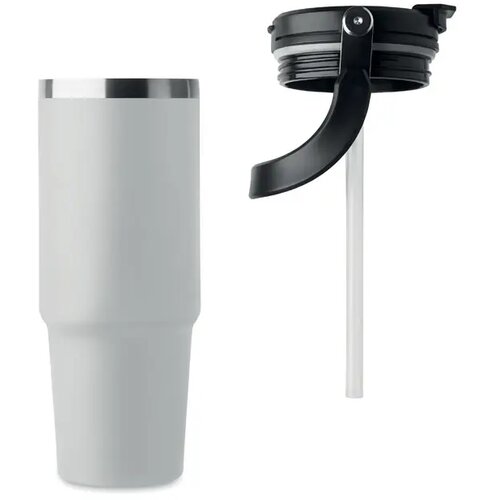 Dubbelwandige beker 850ml Suma hand wit