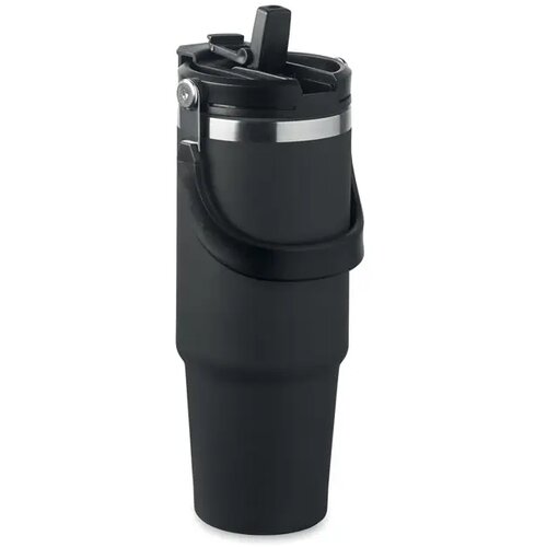 Dubbelwandige beker 850ml Suma hand zwart