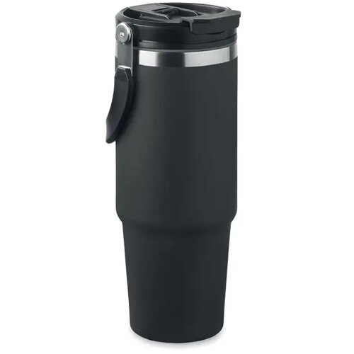 Dubbelwandige beker 850ml Suma hand zwart