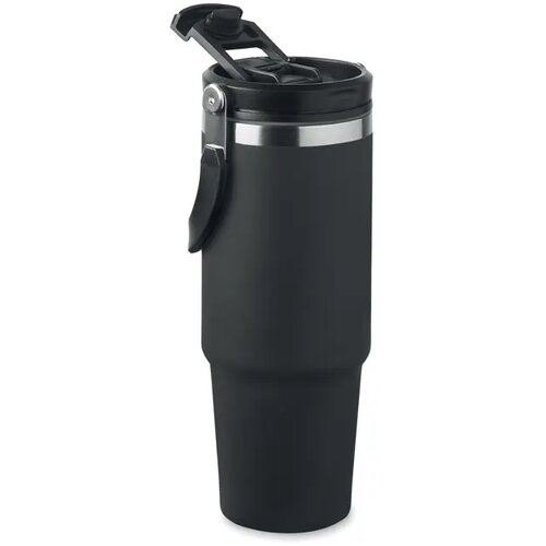 Dubbelwandige beker 850ml Suma hand zwart