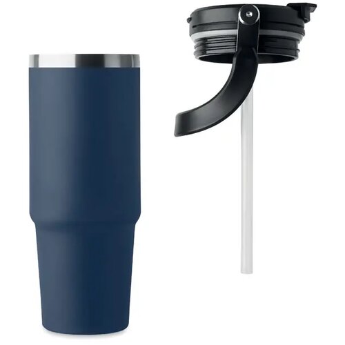 Dubbelwandige beker 850ml Suma hand marineblauw