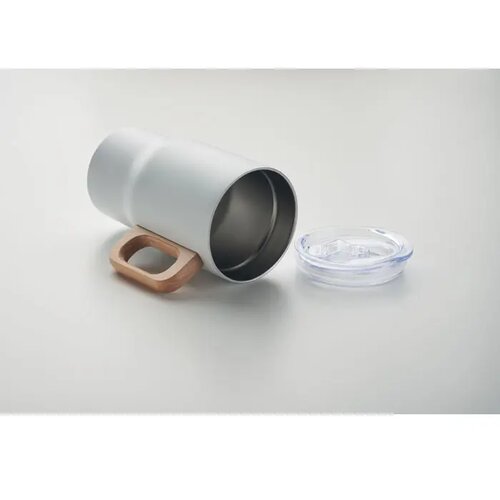Dubbelwandige beker 350ml Tumboo wit 350 ml
