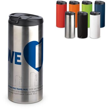 Dubbelwandige thermosbeker (350 ml) Wit 350 ml Dubbelwandige thermosbeker (350 ml) Wit 350 ml