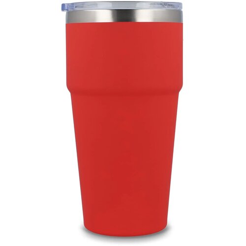 T-ceramic soft touch auto mok 500ml rood