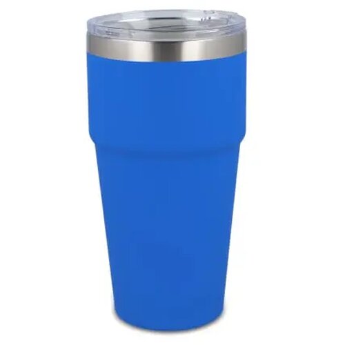 T-ceramic soft touch auto mok 500ml blauw