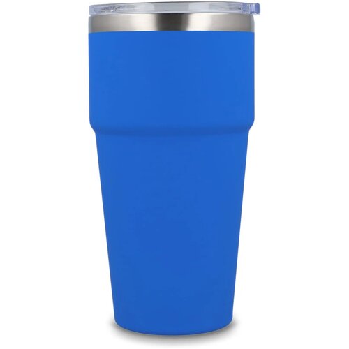 T-ceramic soft touch auto mok 500ml blauw