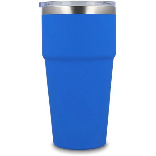 T-ceramic soft touch auto mok 500ml blauw