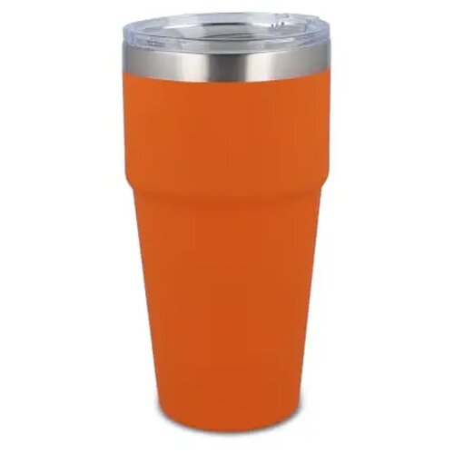 T-ceramic soft touch auto mok 500ml oranje