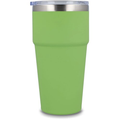 T-ceramic soft touch auto mok 500ml lichtgroen