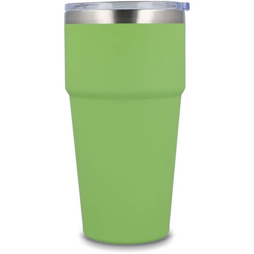 T-ceramic soft touch auto mok 500ml lichtgroen
