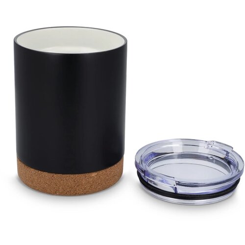 T-ceramic thermomok met deksel Lena 350ml zwart