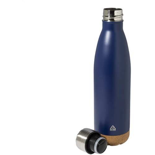 Recouver Geïsoleerde Fles Donker Blauw