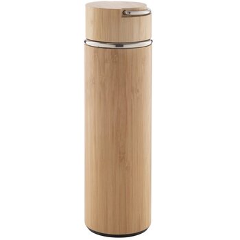 Bamboe Thermosfles Met Thee-Ei (450 Ml) Naturel 450 ml Bamboe Thermosfles Met Thee-Ei (450 Ml) Naturel 450 ml