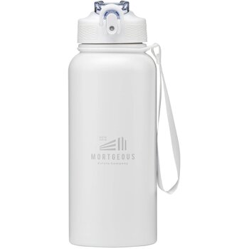 Aquasteel Xl Wide Rcs Recycled Water Bottle 900 Ml Zwart Aquasteel Xl Wide Rcs Recycled Water Bottle 900 Ml Zwart