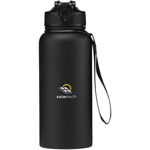Aquasteel Xl Wide Rcs Recycled Water Bottle 900 Ml Zwart