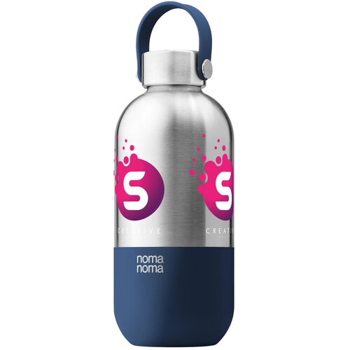 Noma Noma Recycled Steel Insulated Bottle 750 Ml Thermosfles Blauw 750 ml 750 ml