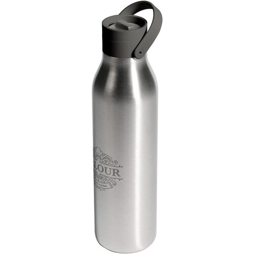 Circular&Co Recycled Stainless Steel Bottle 750 Ml Zwart 750 ml 750 ml