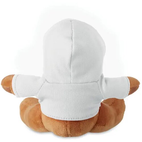 Rendier met hoodie Rudolph wit