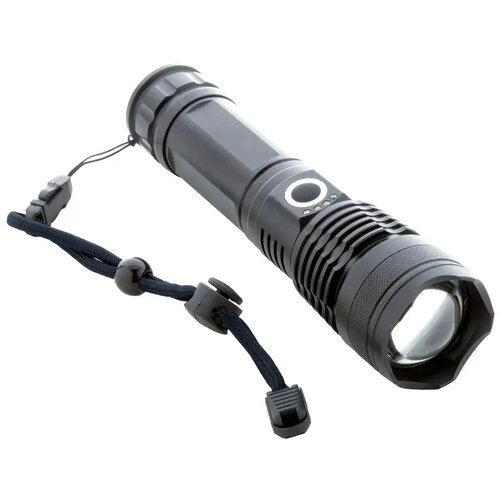 Ultra Oplaadbare Zaklamp Zwart