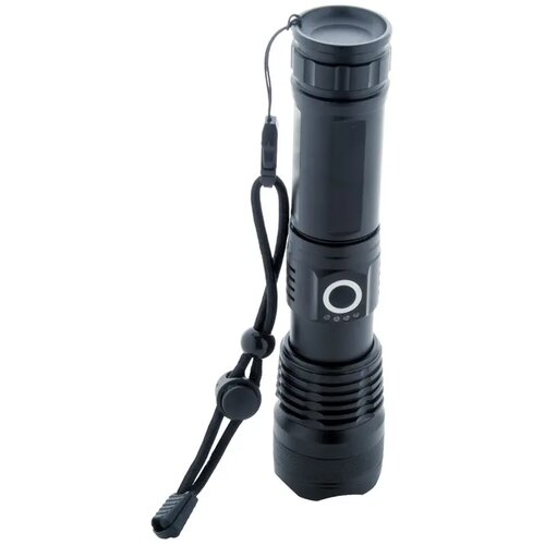 Ultra Oplaadbare Zaklamp Zwart