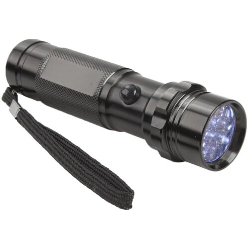 Aluminium Zaklamp Met 14 Led Lampjes Zwart