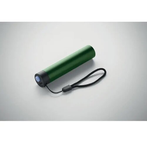 Gerecyclede aluminium zaklamp Lume donker marinegroen