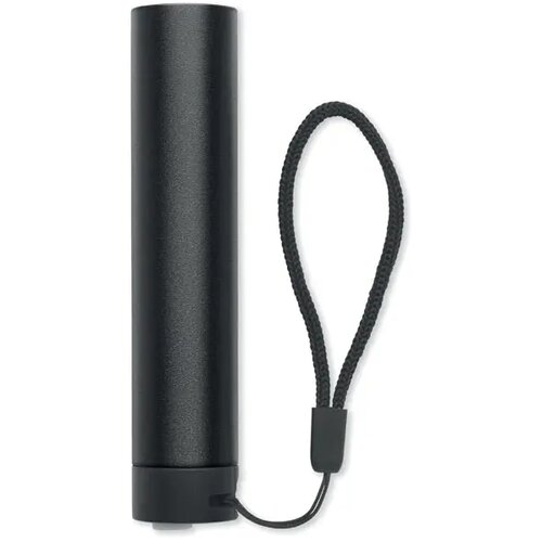 Gerecyclede aluminium zaklamp Lume zwart