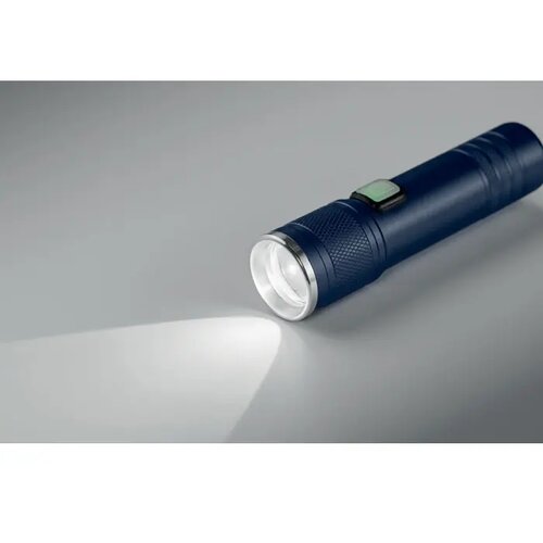 Oplaadbare cob zaklamp Flashra marineblauw