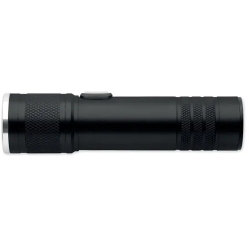 Oplaadbare cob zaklamp Flashra zwart