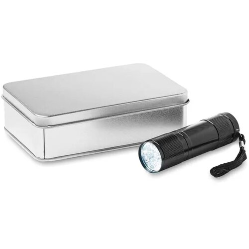 Aluminium led zaklamp Led plus zwart