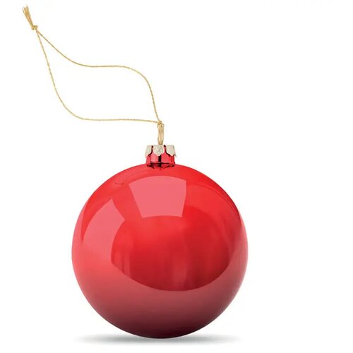 Sublimatie kerstbal Happy ball rood