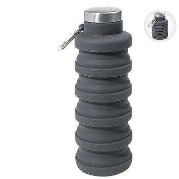 Colsip Opvouwbare Fles Donker Grijs 500 ml Colsip Opvouwbare Fles Donker Grijs 500 ml