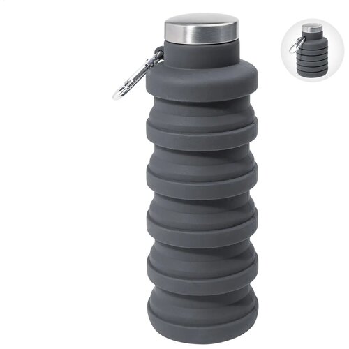 Colsip Opvouwbare Fles Donker Grijs 500 ml